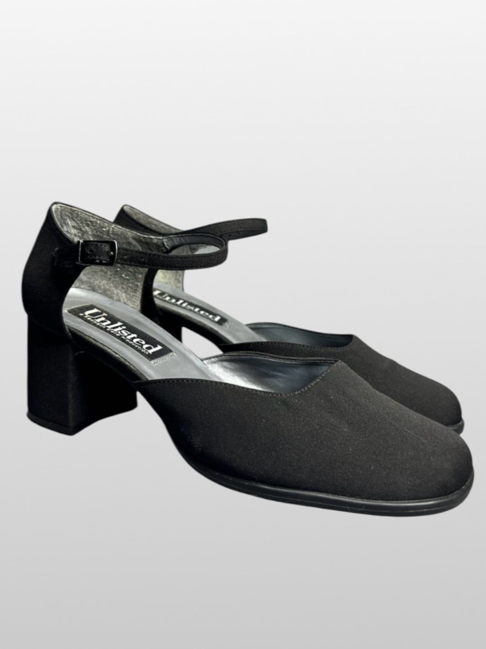 Vintage Y2K Unlisted Mary Jane Shoes Size 8 Black Block Heel Charmed Witchy